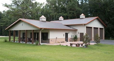 metal shop attaches to house|attaching metal building to house.